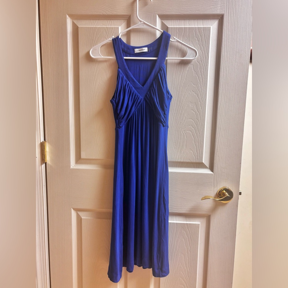 Calvin Klein Royal Blue Maxi Dress